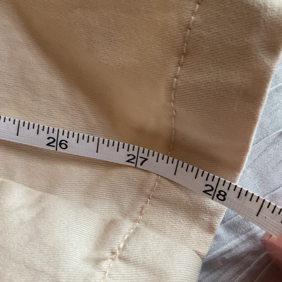 Womens Full Length Straight Leg Chino Pant size 6 in light tan - Picture 10 of 12